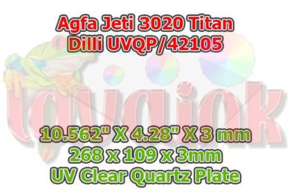 agfa jeti 3020 uv clear quartz plate