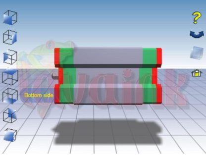 Hiwin HGW15CA Block Bottom View