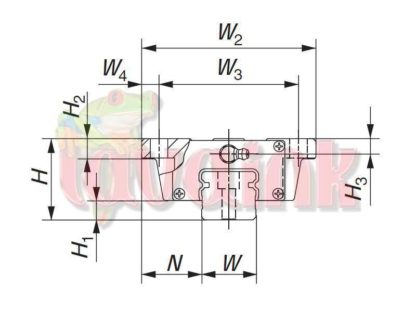 IKO LWH 25 M Bearing Block - Image 3