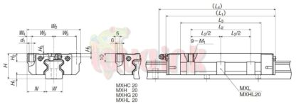 IKO MXL 35 Bearing Block - Image 3